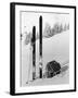 Skiing Equipment-null-Framed Photographic Print