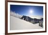 Skiing First Tracks On The Backside Of Catherines In Alta, Utah-Liam Doran-Framed Photographic Print