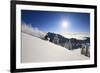 Skiing First Tracks On The Backside Of Catherines In Alta, Utah-Liam Doran-Framed Photographic Print