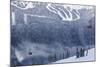 Skiing Gondola, Whistler to Blackcomb, British Columbia, Canada-Walter Bibikow-Mounted Photographic Print