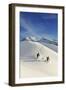 Skiing, Hohe Gaisl, Pragser Valley, Hochpustertal Valley, South Tyrol, Italy (Mr)-Norbert Eisele-Hein-Framed Photographic Print