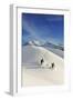 Skiing, Hohe Gaisl, Pragser Valley, Hochpustertal Valley, South Tyrol, Italy (Mr)-Norbert Eisele-Hein-Framed Photographic Print