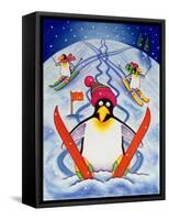 Skiing Holiday, 2000-Cathy Baxter-Framed Stretched Canvas