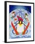 Skiing Holiday, 2000-Cathy Baxter-Framed Giclee Print