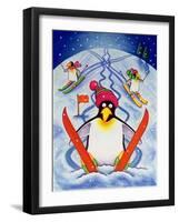 Skiing Holiday, 2000-Cathy Baxter-Framed Giclee Print