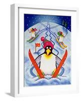 Skiing Holiday, 2000-Cathy Baxter-Framed Giclee Print