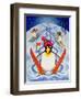 Skiing Holiday, 2000-Cathy Baxter-Framed Premium Giclee Print