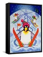 Skiing Holiday, 2000-Cathy Baxter-Framed Stretched Canvas