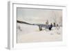 Skiing in Norway-Axel Ender-Framed Giclee Print