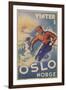 Skiing in Oslo, Norway-null-Framed Art Print