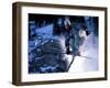 Skiing in Santa Fe, New Mexico, USA-Lee Kopfler-Framed Photographic Print