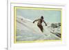 Skiing in Sun Valley, Idaho-null-Framed Premium Giclee Print