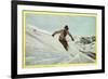 Skiing in Sun Valley, Idaho-null-Framed Premium Giclee Print