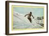 Skiing in Sun Valley, Idaho-null-Framed Art Print