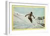 Skiing in Sun Valley, Idaho-null-Framed Art Print