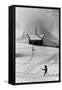 Skiing in Switzerland-null-Framed Stretched Canvas