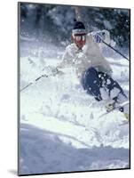 Skiing in Taos, New Mexico, USA-Lee Kopfler-Mounted Photographic Print