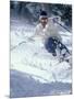 Skiing in Taos, New Mexico, USA-Lee Kopfler-Mounted Photographic Print