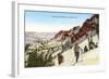 Skiing in Utah-null-Framed Art Print