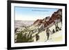 Skiing in Utah-null-Framed Art Print