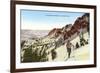 Skiing in Utah-null-Framed Premium Giclee Print