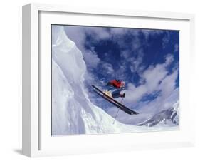 Skiing in Vail, Colorado, USA-Lee Kopfler-Framed Premium Photographic Print