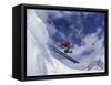 Skiing in Vail, Colorado, USA-Lee Kopfler-Framed Stretched Canvas