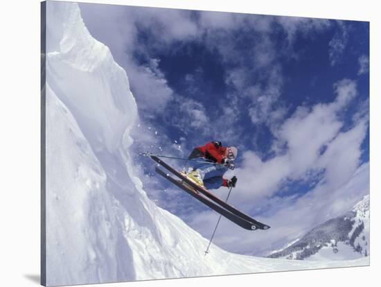 Skiing in Vail, Colorado, USA-Lee Kopfler-Stretched Canvas