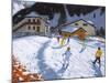 Skiing Into Val Gardena, Italy-Andrew Macara-Mounted Giclee Print