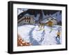 Skiing Into Val Gardena, Italy-Andrew Macara-Framed Giclee Print