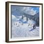 Skiing,Kitzbhuel, 2014-Andrew Macara-Framed Giclee Print