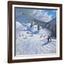 Skiing,Kitzbhuel, 2014-Andrew Macara-Framed Giclee Print