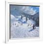 Skiing,Kitzbhuel, 2014-Andrew Macara-Framed Giclee Print