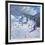 Skiing,Kitzbhuel, 2014-Andrew Macara-Framed Giclee Print