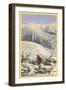 Skiing, Mt. Cannon, Franconia Notch, New Hampshire-null-Framed Art Print