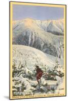 Skiing, Mt. Cannon, Franconia Notch, New Hampshire-null-Mounted Art Print