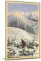 Skiing, Mt. Cannon, Franconia Notch, New Hampshire-null-Mounted Art Print