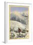 Skiing, Mt. Cannon, Franconia Notch, New Hampshire-null-Framed Art Print