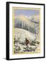 Skiing, Mt. Cannon, Franconia Notch, New Hampshire-null-Framed Art Print