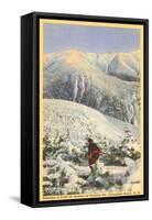 Skiing, Mt. Cannon, Franconia Notch, New Hampshire-null-Framed Stretched Canvas