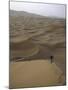 Skiing on Sanddunes, Morocco-Michael Brown-Mounted Photographic Print