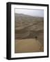 Skiing on Sanddunes, Morocco-Michael Brown-Framed Photographic Print