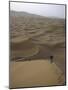 Skiing on Sanddunes, Morocco-Michael Brown-Mounted Photographic Print