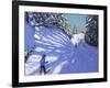Skiing, Samoens, Grand Massif, France, 2021 (oil on canvas)-Andrew Macara-Framed Giclee Print