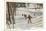 Skiing Scene, La Crosse, Wisconsin-null-Mounted Premium Giclee Print