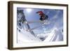 Skiing, Tristkopf, Kelchsau, Tyrol, Austria (Mr)-Norbert Eisele-Hein-Framed Photographic Print