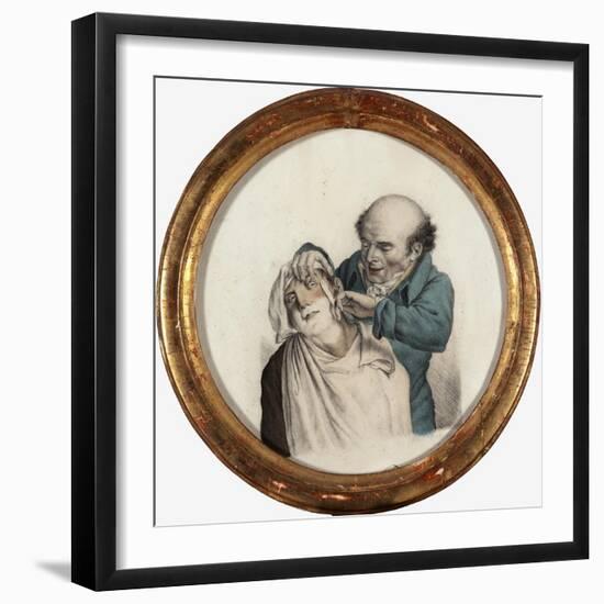 Skilful Barber, 1823-Louis Leopold Boilly-Framed Giclee Print