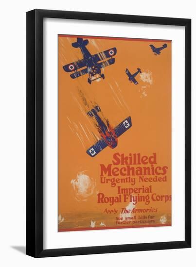 Skilled Mechanics Urgently Needed-null-Framed Giclee Print