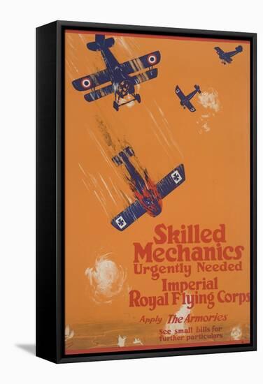 Skilled Mechanics Urgently Needed-null-Framed Stretched Canvas