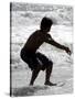 Skim Boarding-Karen Williams-Stretched Canvas